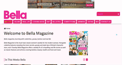 Desktop Screenshot of bellamagazine.co.uk